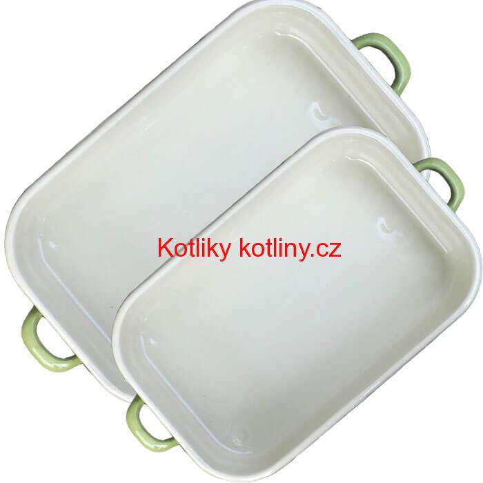 Smaltované pekáče GREEN 2 ks