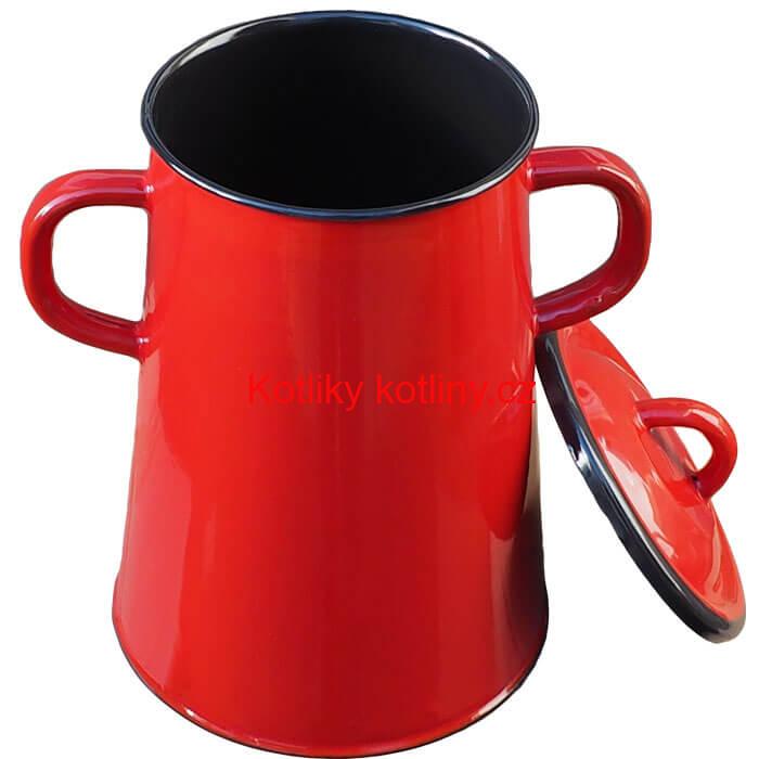 Nádoba na mast 3 L Červená