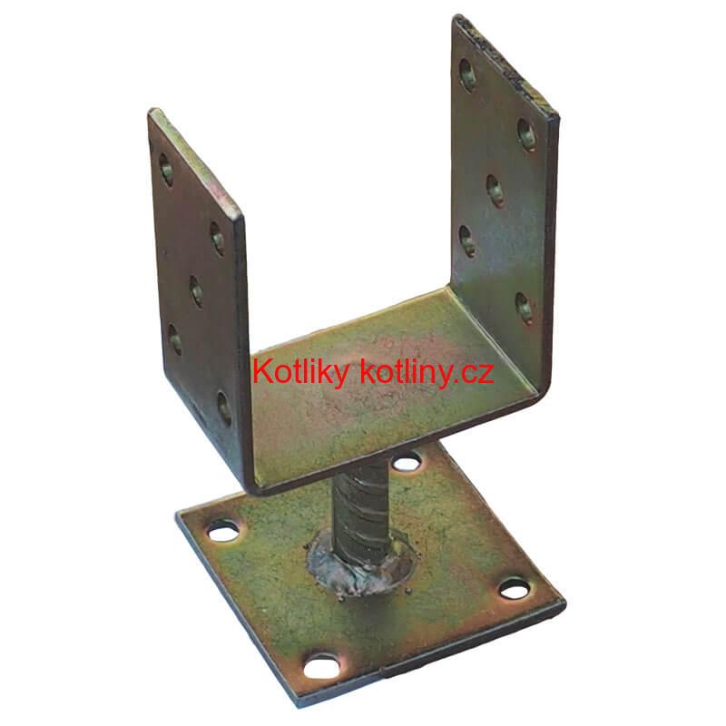 Patka na plotně kotevní, pozinkovaná 9 cm