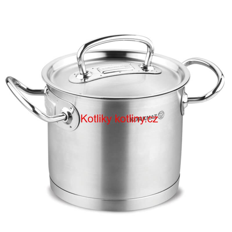 Sada nerezových hrnců s poklicí + rendlík 2 + 1 ks 5 L, 9 L, 1,5 L