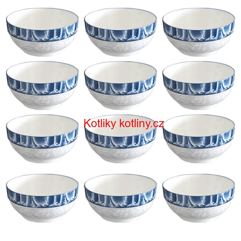 Keramické misky na servírování guláše 15 cm 12 ks