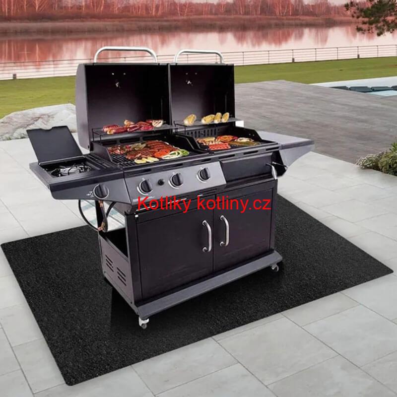 Ohnivzdorná podložka 122 cm x 76 cm