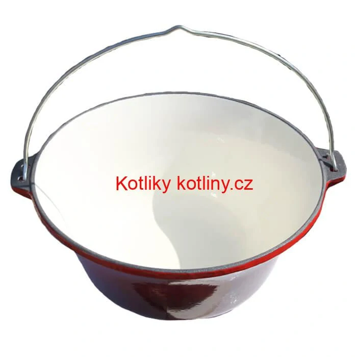 Litinový kotlík 22 L - smaltovaný povrch