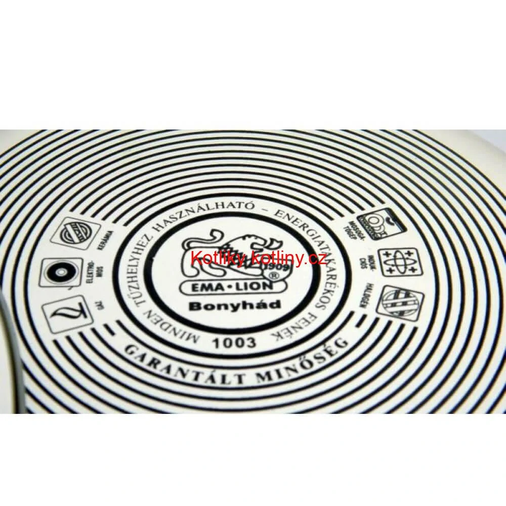 Smaltovaný hrnec s květinovým vzorem – Trnky 2 l + poklice