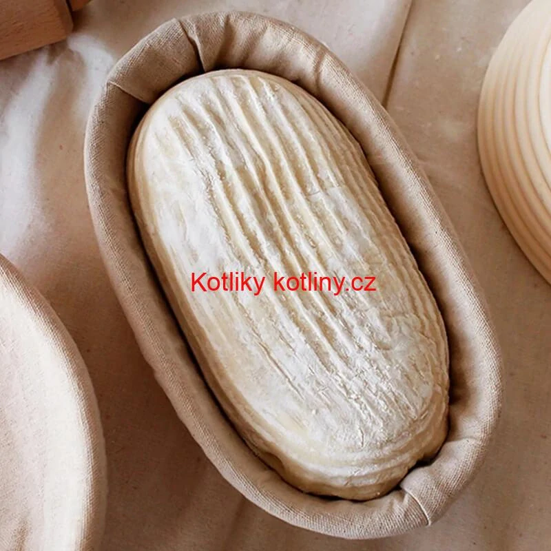 Ratanová miska na kynutí chleba – oválná