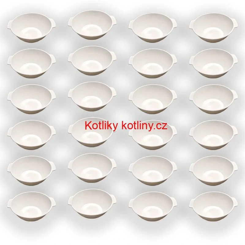 Sada 24 ks: Plastová miska na fajnový kotlíkový guláš a polévky – 500 ml