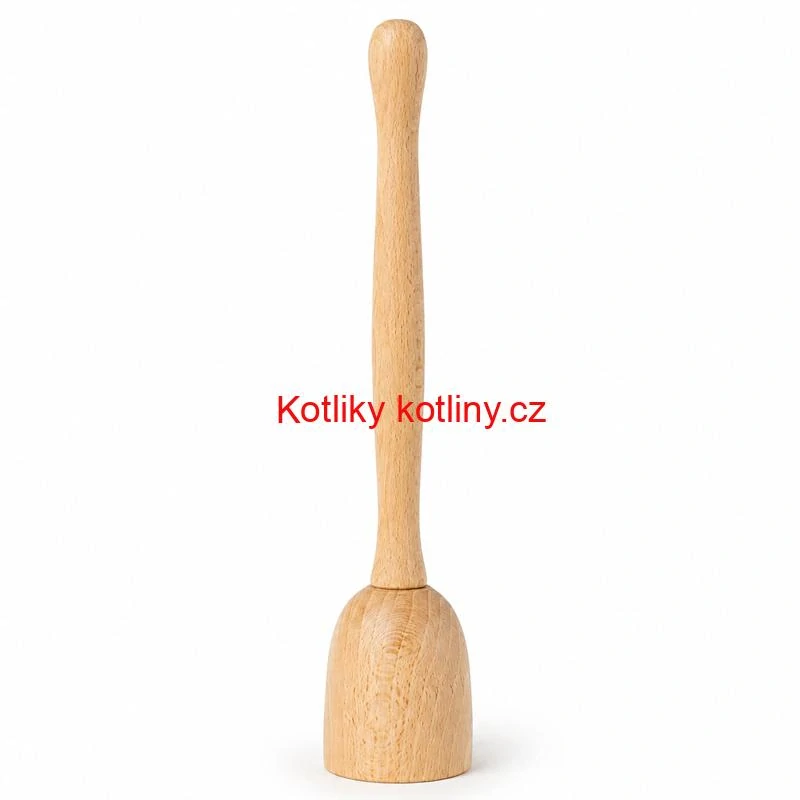 Dřevěný drtič na brambory a zeleninu 30 cm