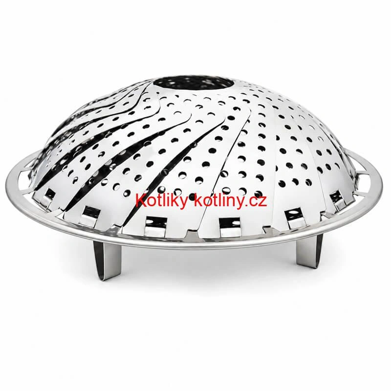 Nerezový skládací pařák 14–23 cm do hrnce