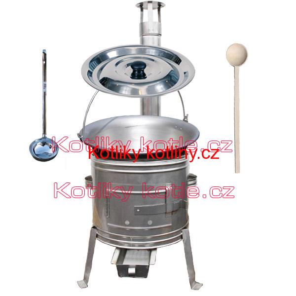 Kotlíkový set 31 cm TOPLUX + nerezový kotlík (1,5 mm)