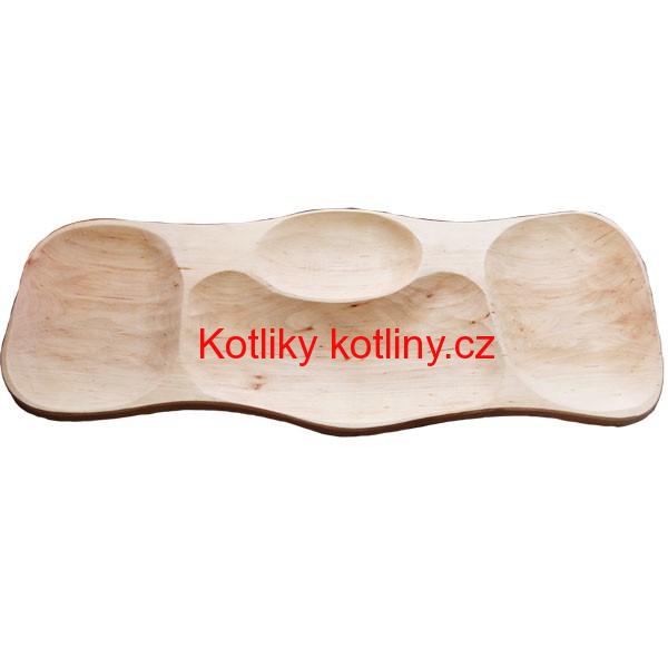Servírovací dřevěný podnos