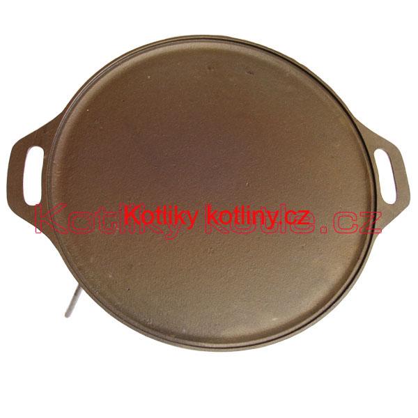 Litinová grilovací pánev s nožičkami