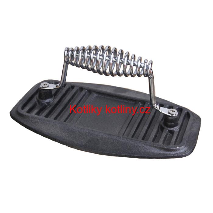 Litinová grilovací pánev