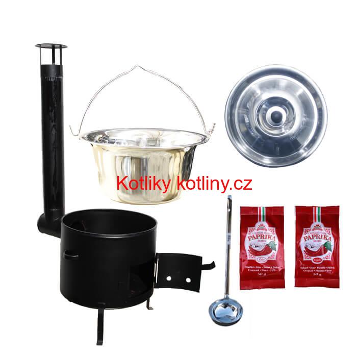 Kotlíkový gulášový set 42 CLASSIC + 20 L nerezový kotlík (1,2 mm)