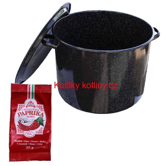 Smaltovaný hrnec 40 L + Paprika 50 g