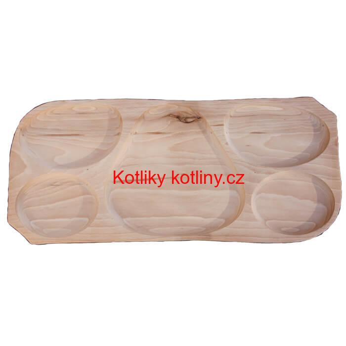 Servírovací dřevěný podnos