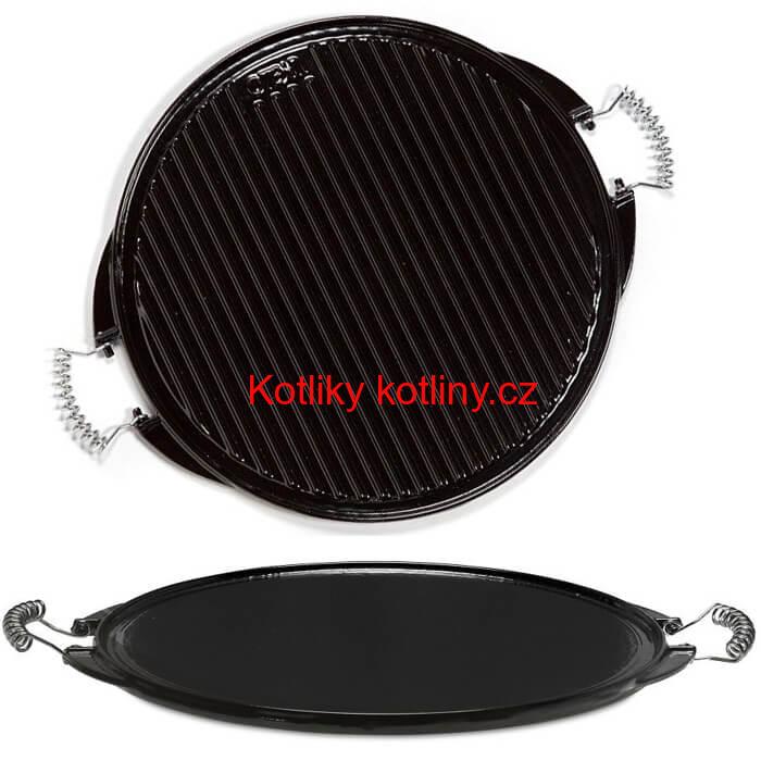 Litinová grilovací deska VACA SMALT 43 cm