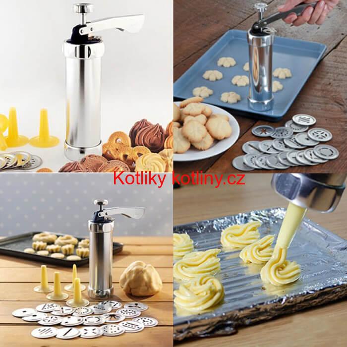 Strojek na vykrajování drobného cesta