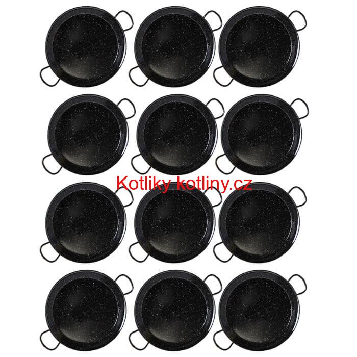 Paella Tapas catering 20 cm - 12 ks pánví