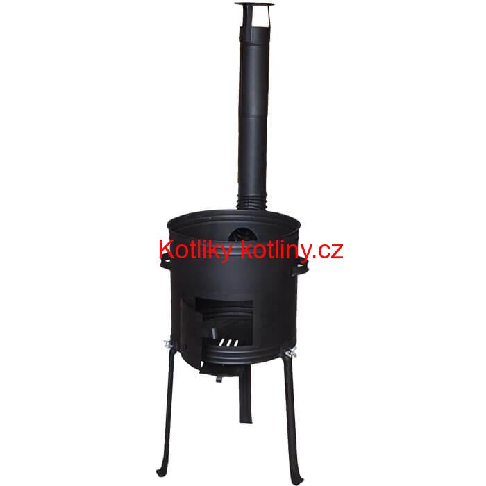 Kotlina 42 cm, vysoká + žáruvzdorná barva Plus 700