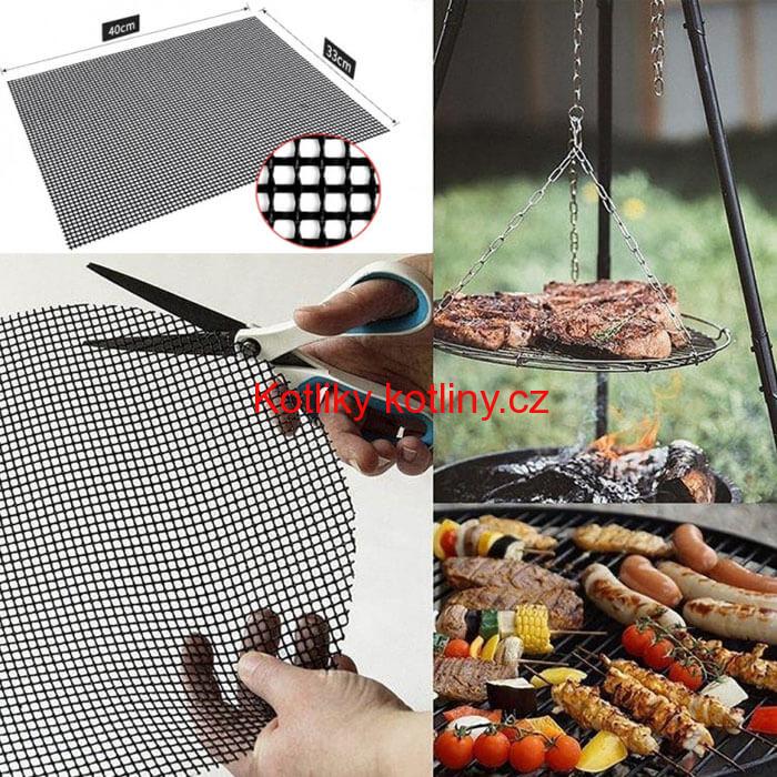 Teflonová podložka (síťka) na pečení a grilování 33 x 40 cm