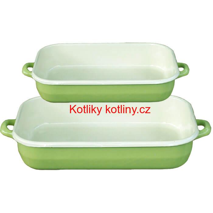 Smaltované pekáče GREEN 2 ks