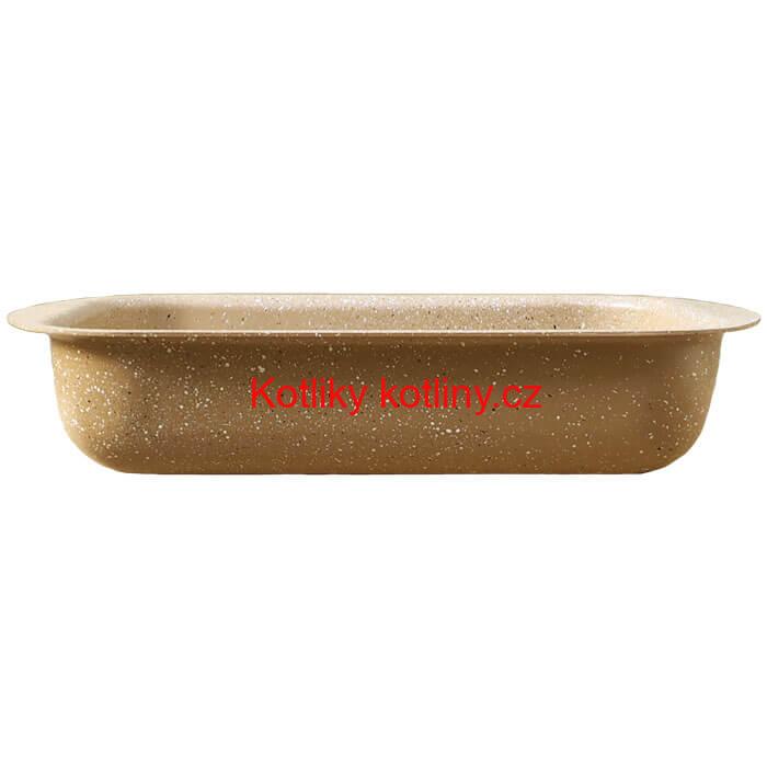 Pekáč s granitovým povrchem 34 x 24 cm hnědý Granit Line