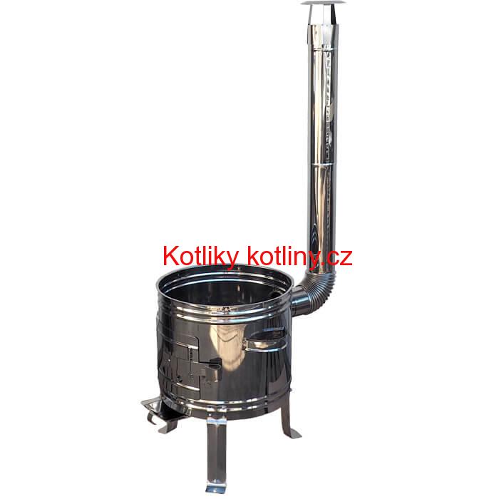 Nerezová kotlina s povrchovou antikorovou úpravou 36 cm INOX