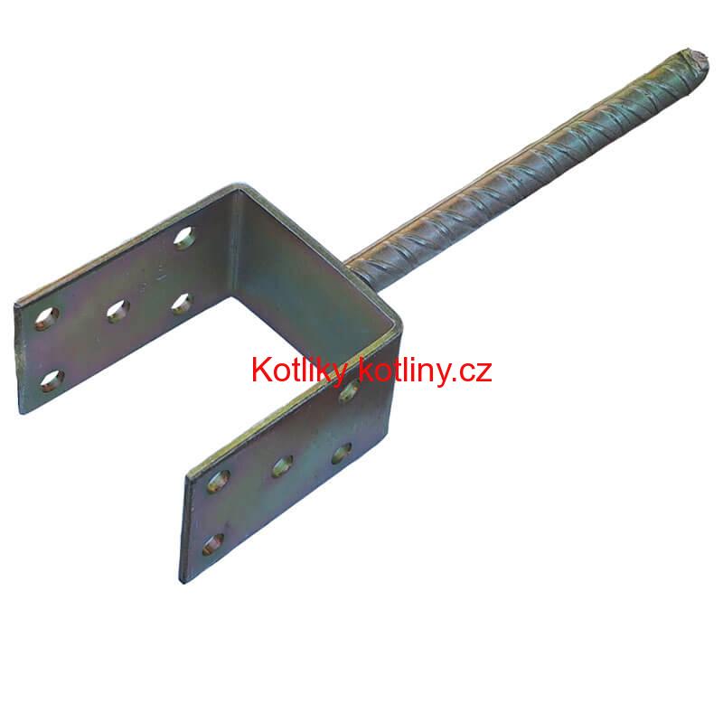 Patka zápustná, kotevní, pozinkovaná 8 cm