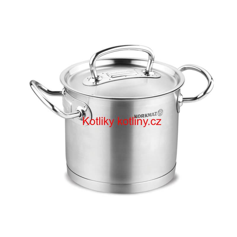 Sada nerezových hrnců s poklicí + rendlík 2 + 1 ks 5 L, 9 L, 1,5 L