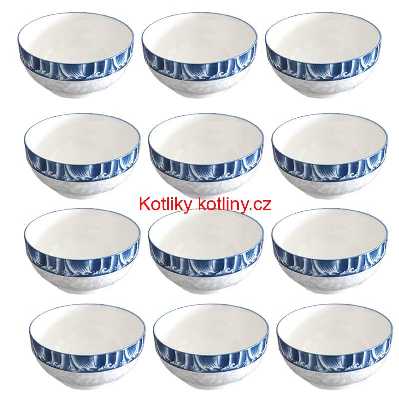 Keramické misky na servírování guláše 15 cm 12 ks