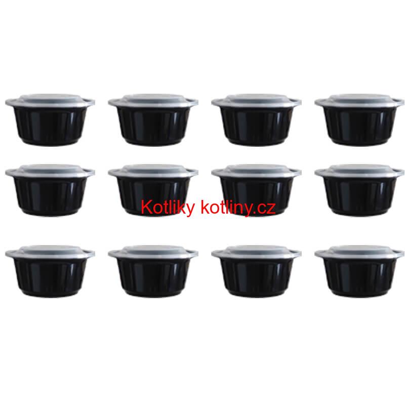 Nerezový kotlík 22 L (0,8 mm) + nerezová kotlina 42 INOX + vařečka + misky 12 ks