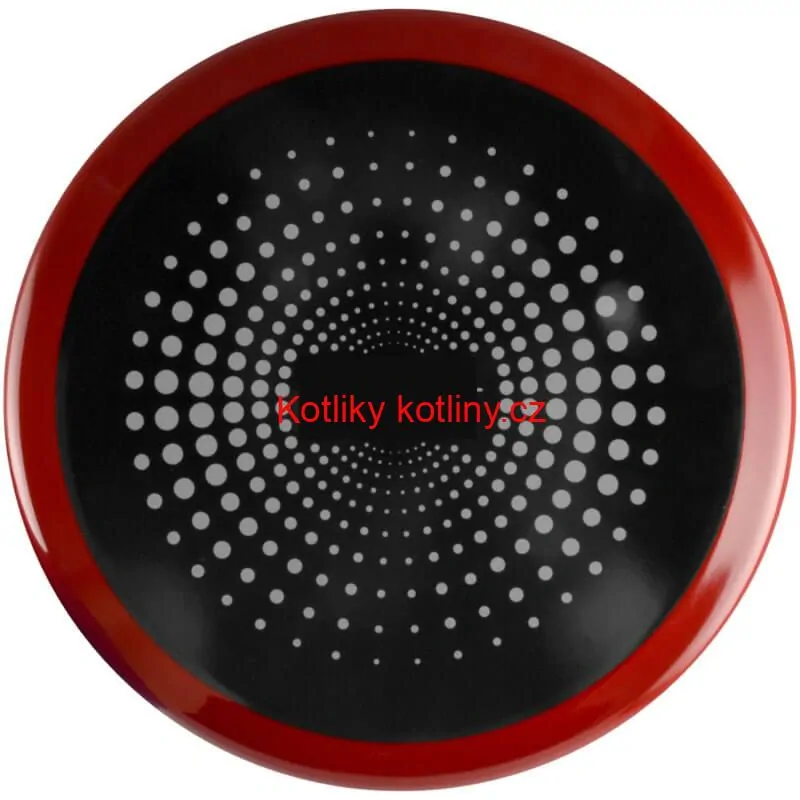 Smaltovaný hrnec s poklicí 8,6 l červený + pikantní směs koření 50 g Kotlíkový guláš