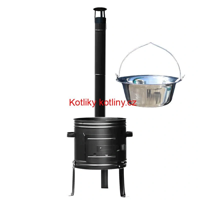 Nerezový kotlík 22 L + kovová kotlina 42 (KOV) + ​​demontovatelné nožičky