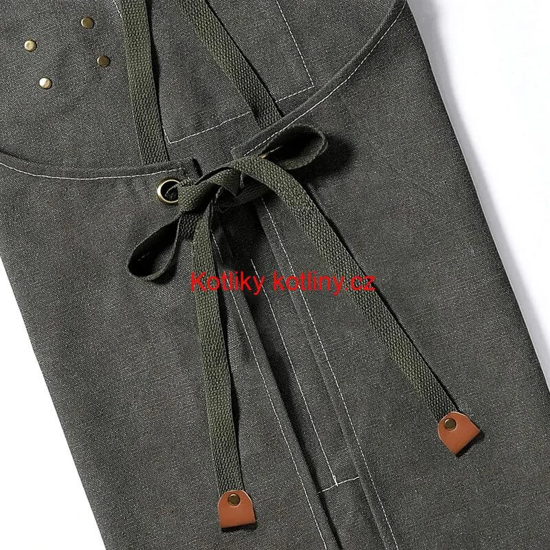 Zástěra na grilování ze silného plátna