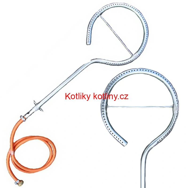 Smaltovaný kotlík (1,2 mm) 30 L + plynový hořák k PB + nízká kotlina 45 PLUS 600 + nerezová poklice INOX