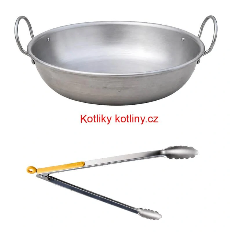Sada na smažení langošů v přírodě 36 cm s kotlinou CLASIC