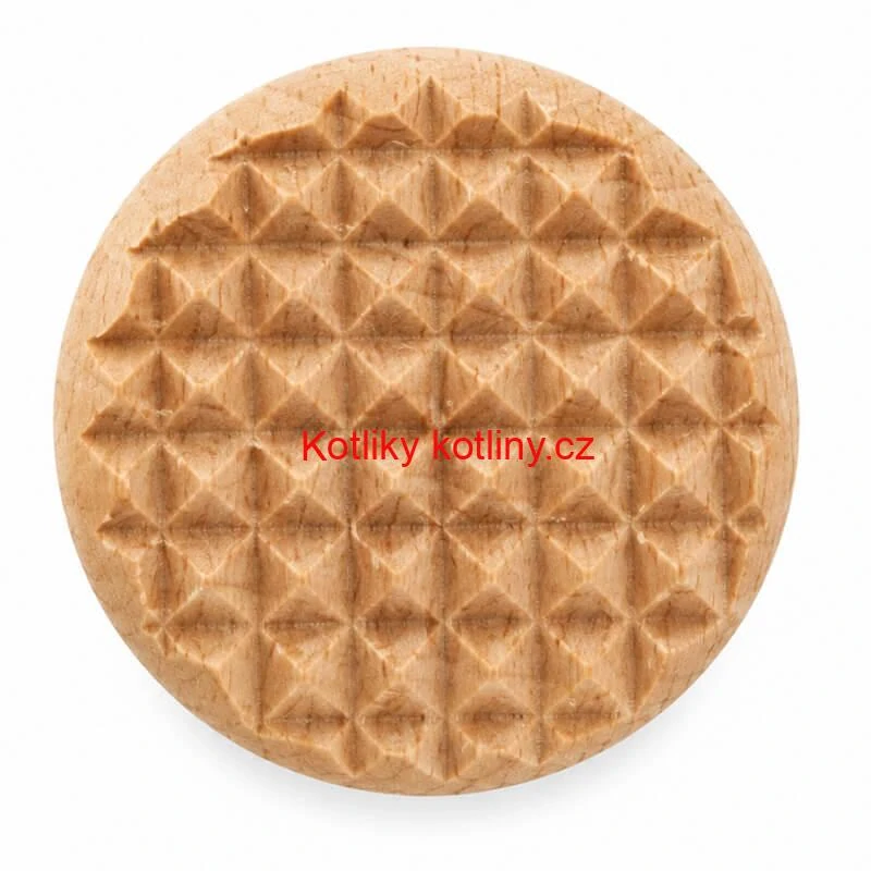 Dřevěný drtič na česnek a bylinky 22 cm