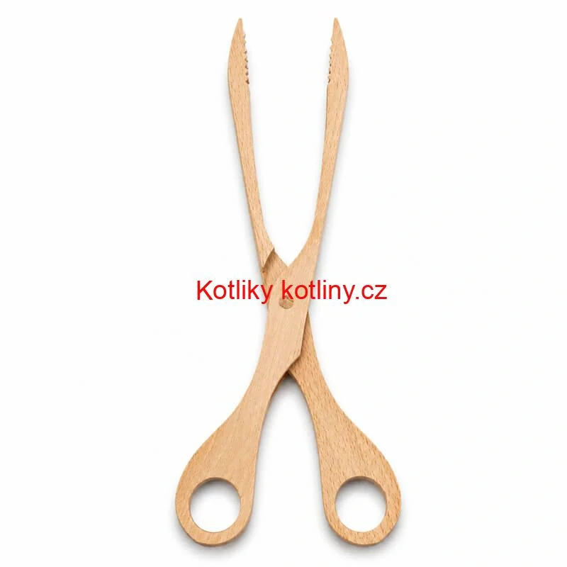 Dřevěné grilovací kleště 29 cm