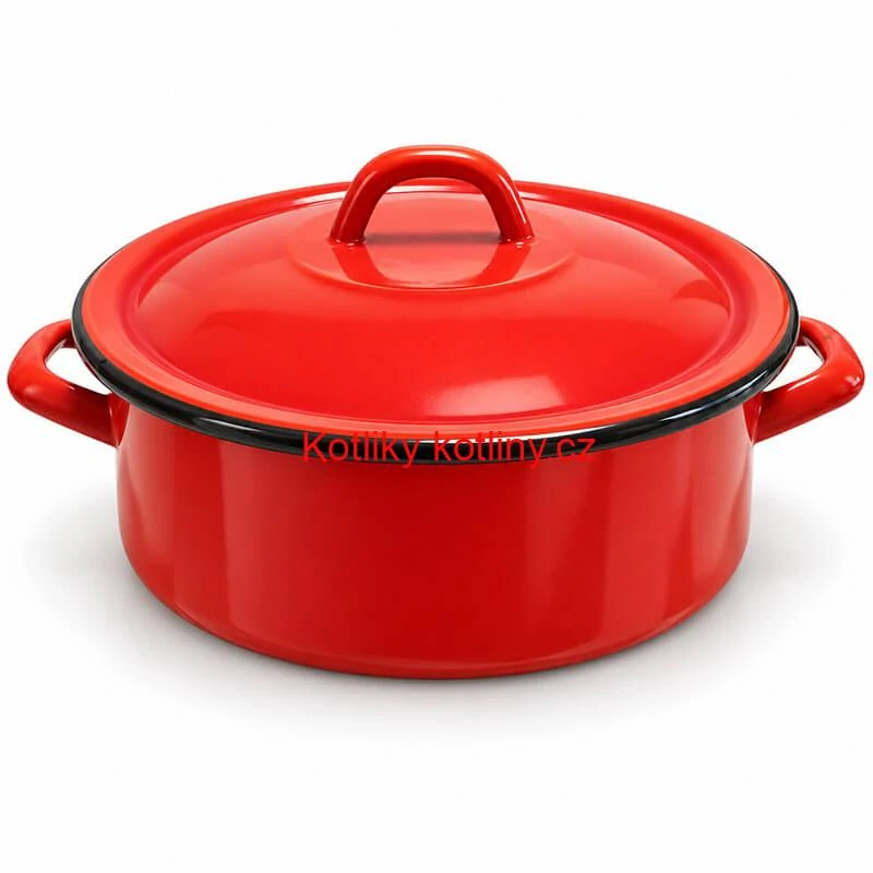Smaltovaný kastrol FALCO 3,5 l s poklicí
