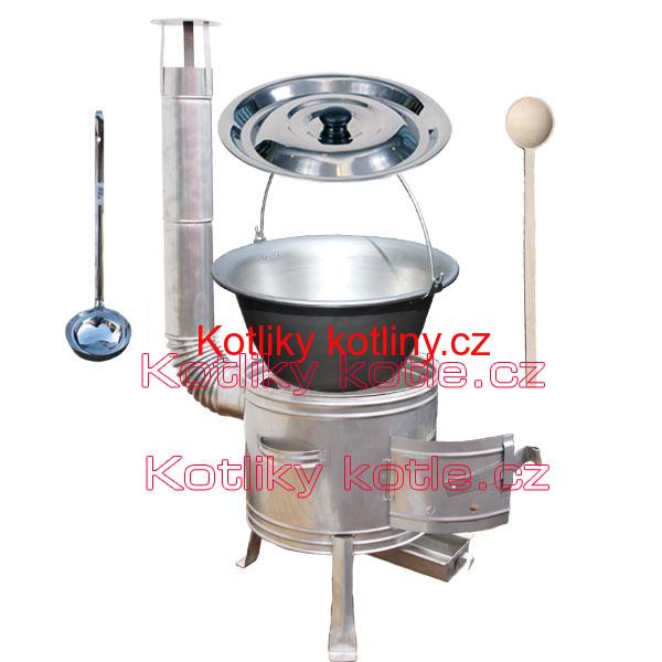 Kotlíkový set 31 cm TOPLUX + nerezový kotlík (1,5 mm)