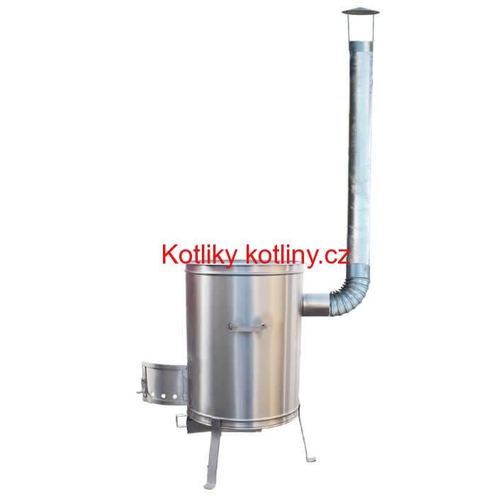 Nerezová kotlina 45 cm – Vysoká