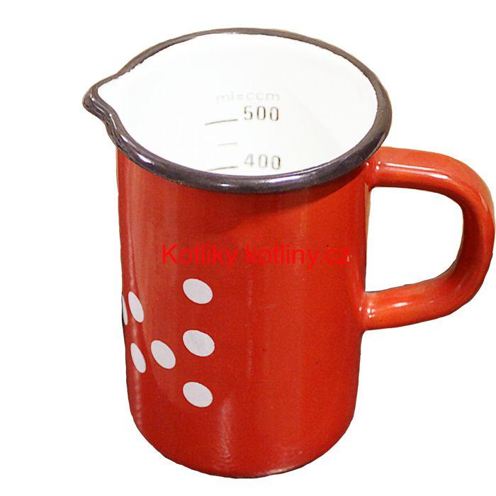 Smaltovaná konvice 0,5 L