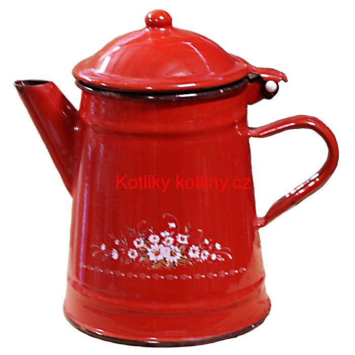 Smaltovaná konvice 1 L DEKO