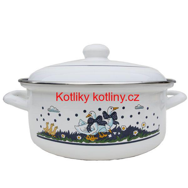 Smaltovaný kastról 16 cm