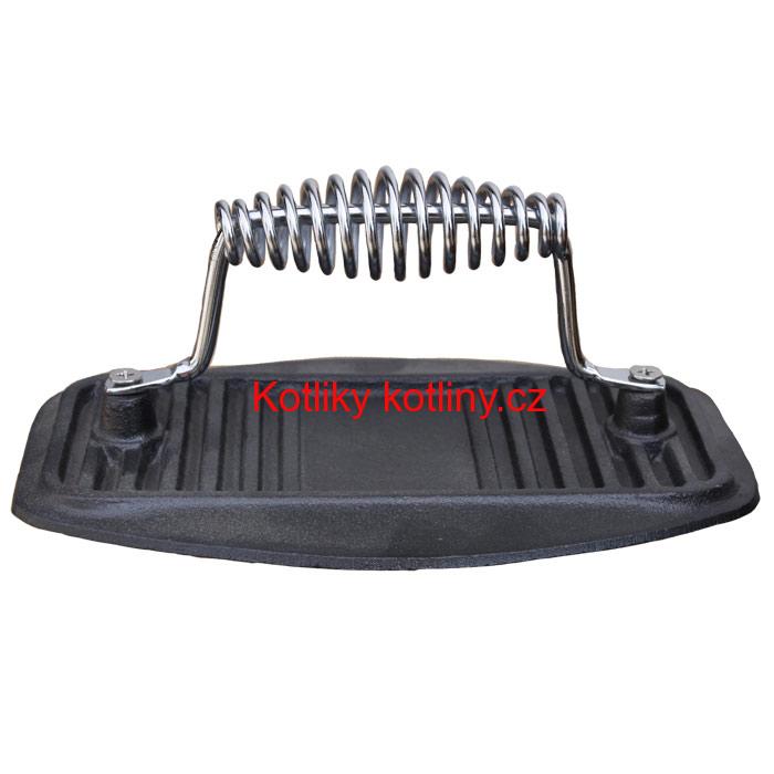 Litinová grilovací pánev