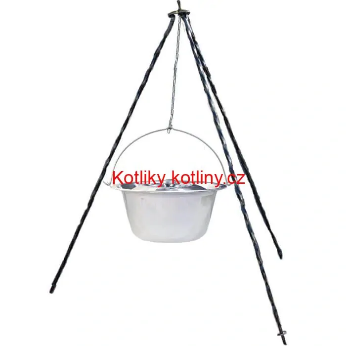 Nerezový kotlík 14 L INOX + poklice + stojan CLASSIC