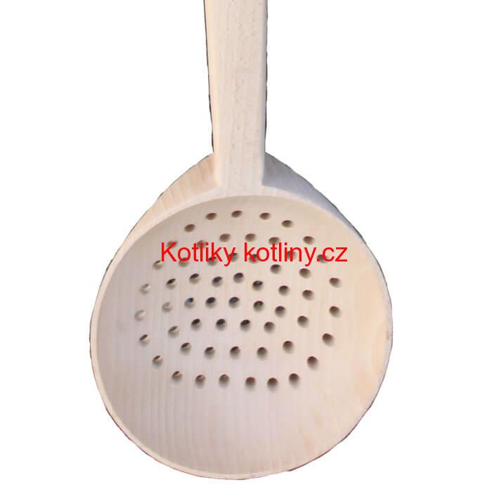 Veliká naběračka - vařečka - děrovaná