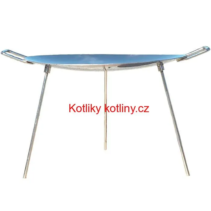 Nerezová pánev s nožičkami 55 cm BBQ