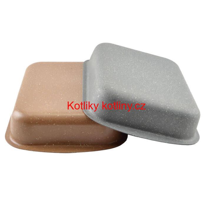 Pekáč s granitovým povrchem 34 x 24 cm hnědý Granit Line