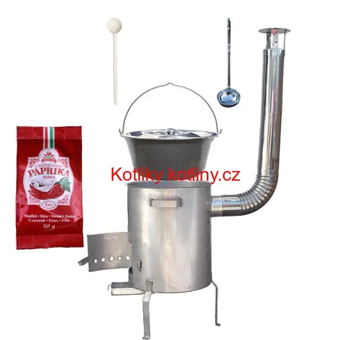 Nerezový kotlík 30 L (1,5 mm) + nerezová kotlina (1,5 mm) 45 cm STRONG EXCLUSIVE